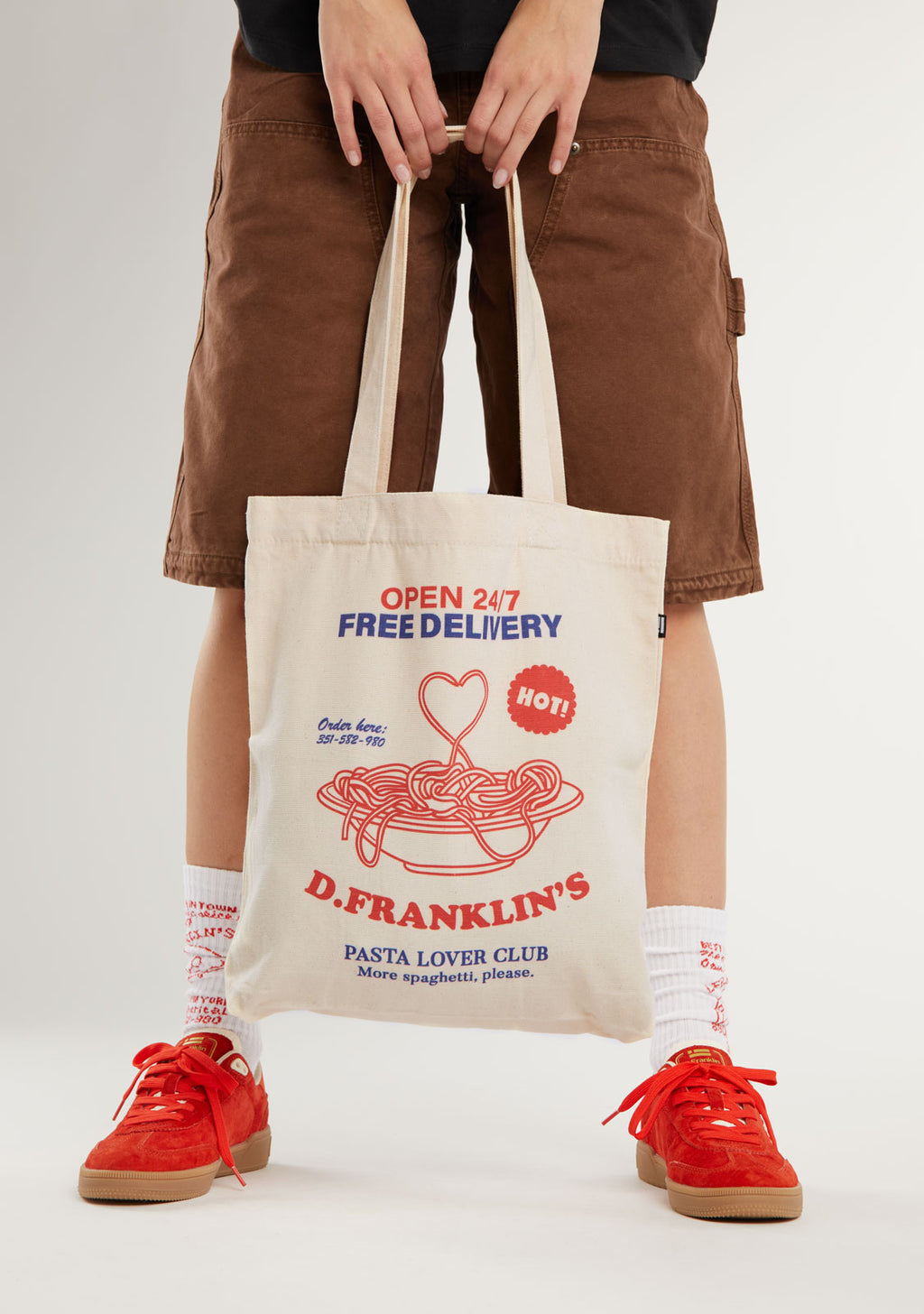 Pasta Lover Tote Bag Natural - Limited Edition