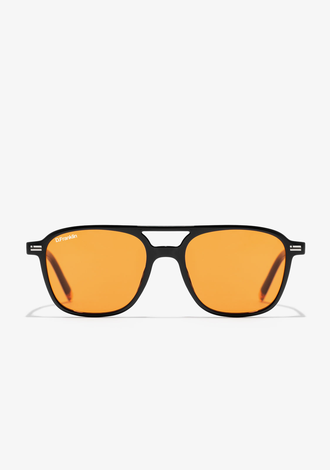 Jackson Square Shiny Black / Orange