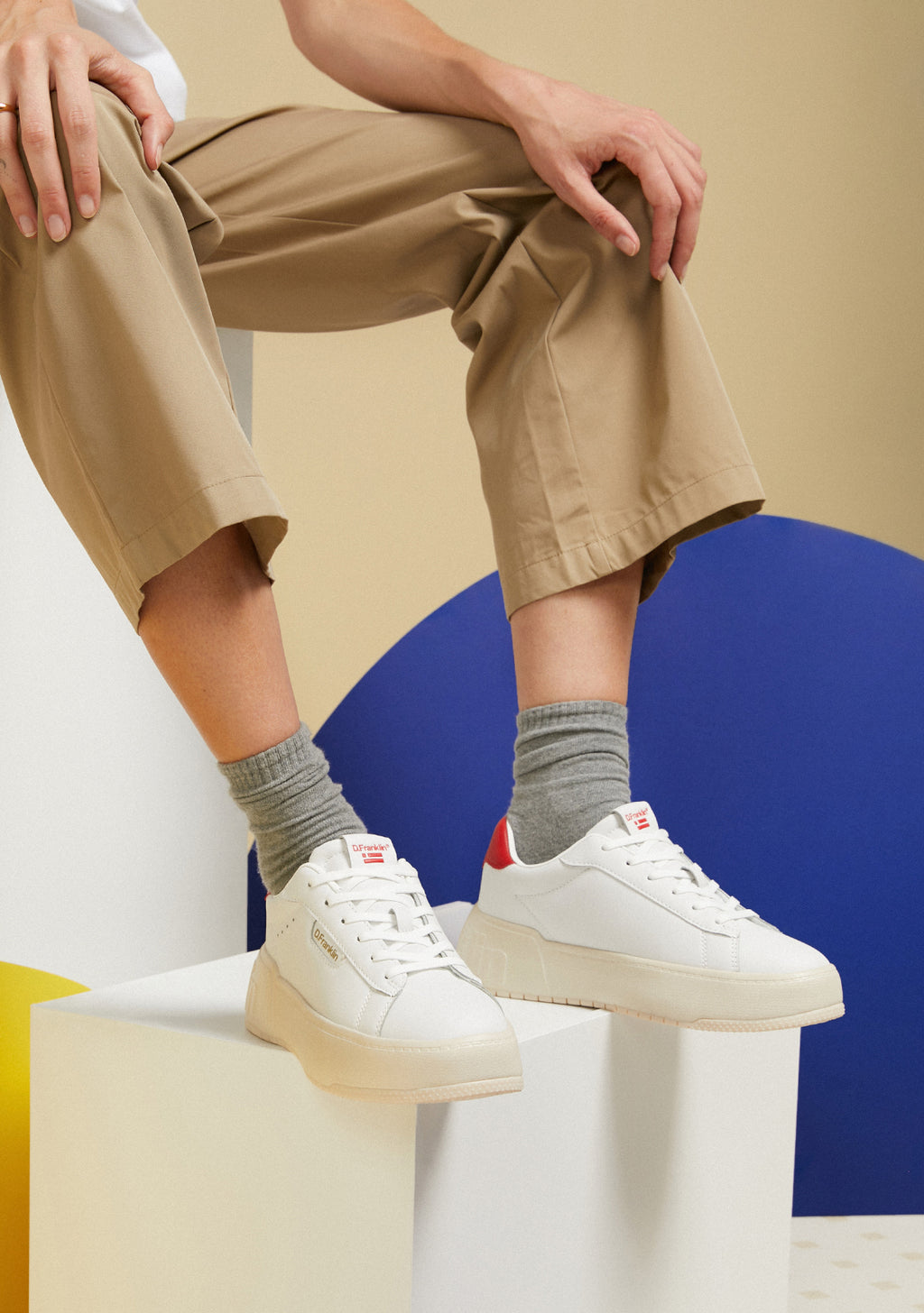 Court Tennis White / Red