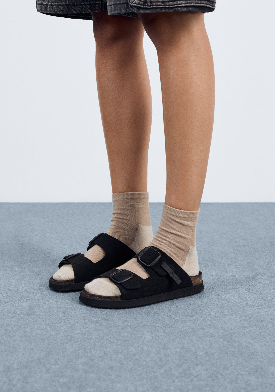 Vibe Sandals Buckle Black