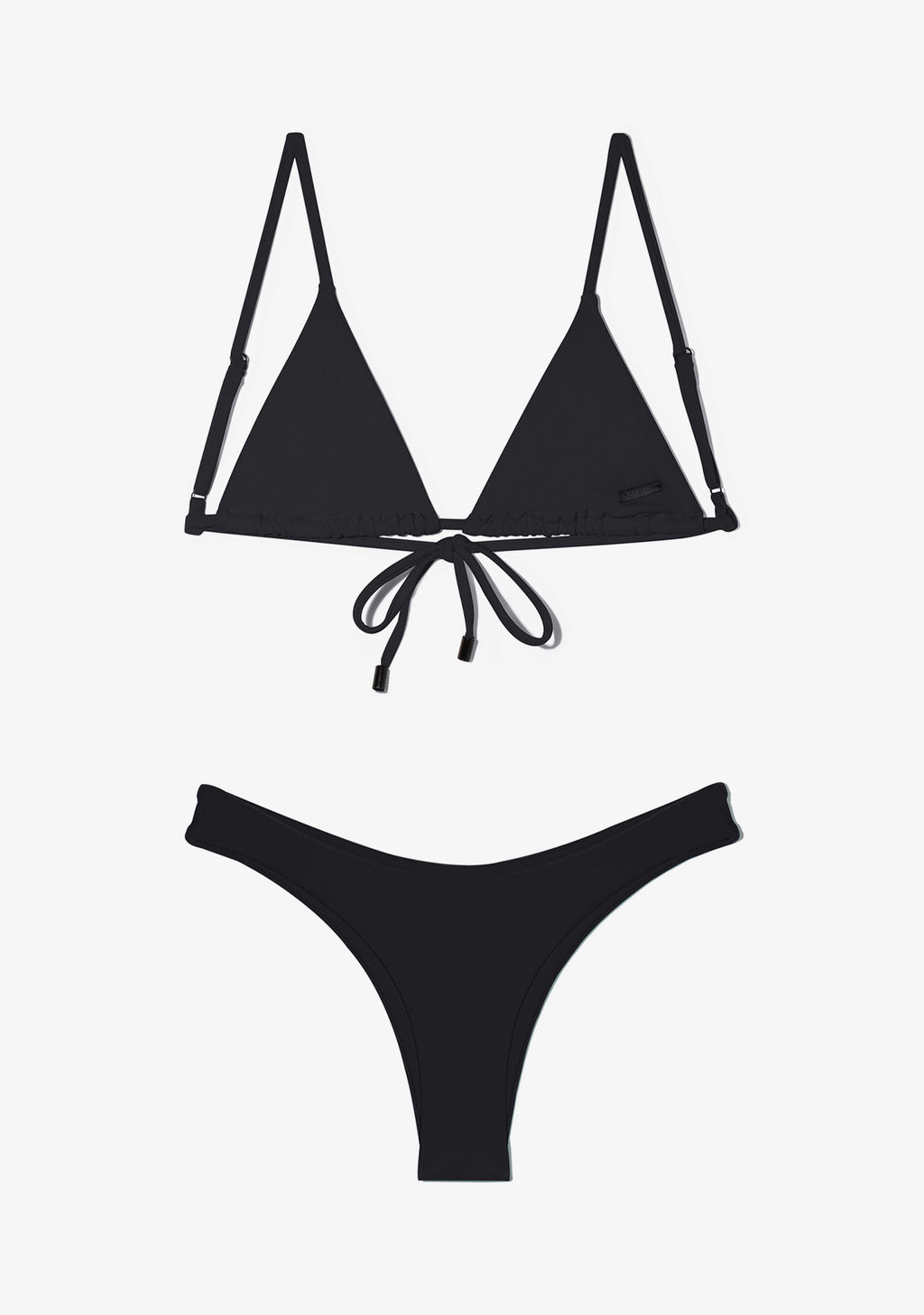Kai Top + Ava Bottom Black Bikini