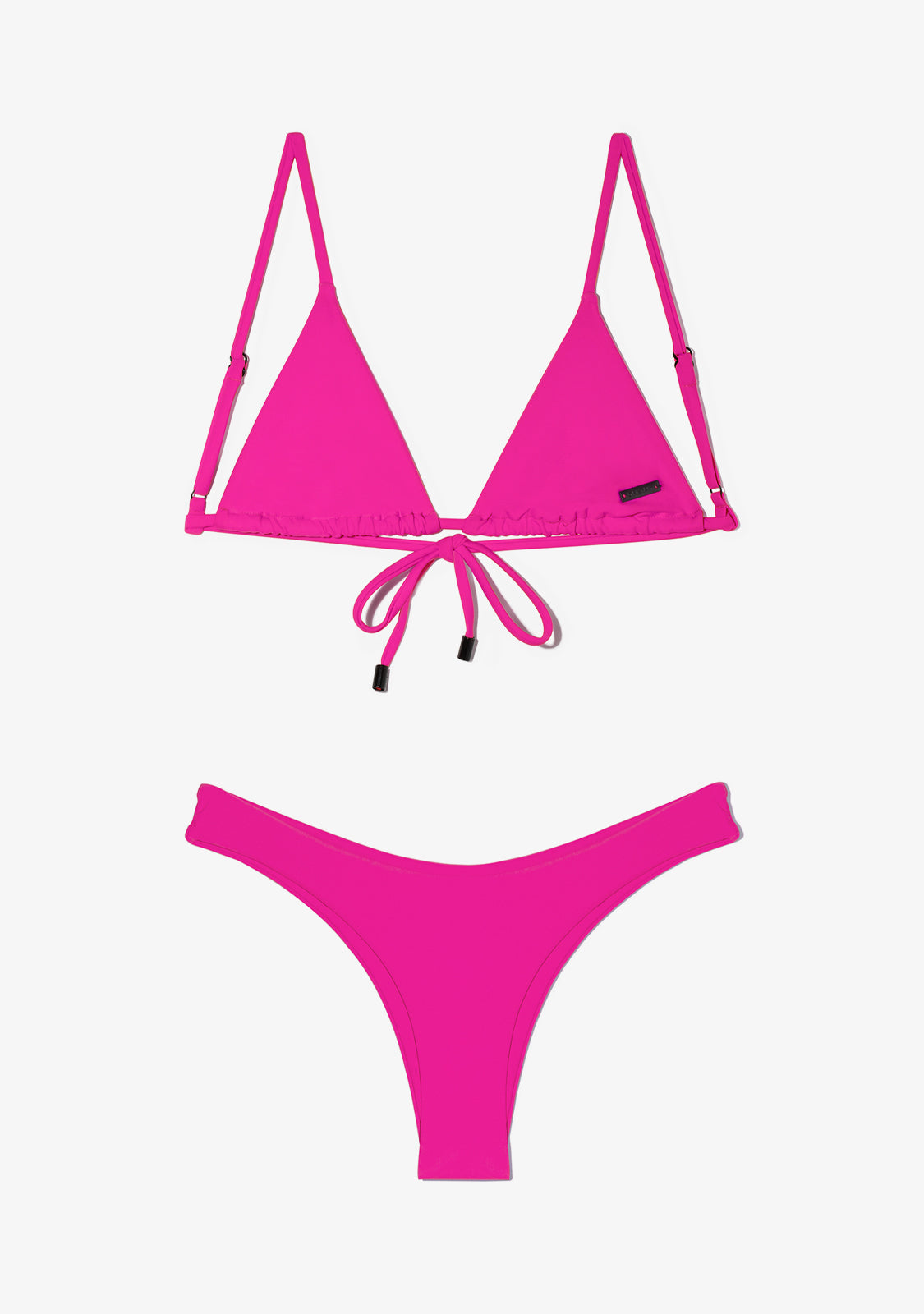 Kai Top + Ava Bottom Hot Pink Bikini
