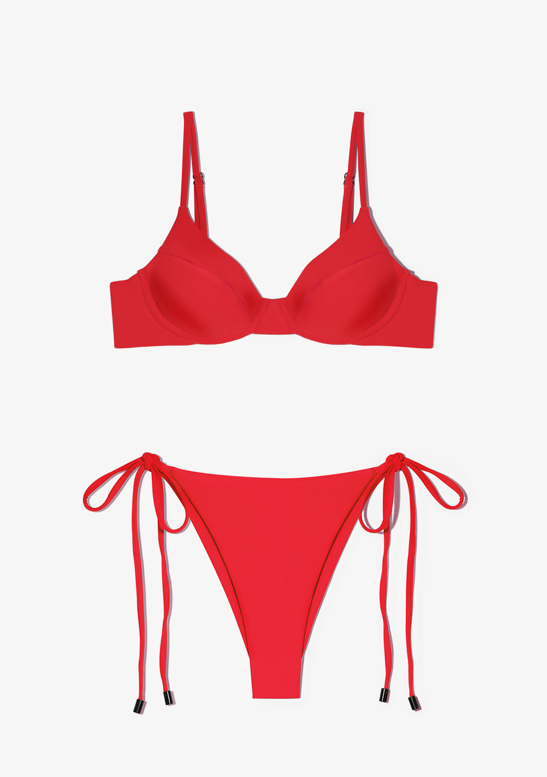 Masha Top + Lilo Bottom Chili Red Bikini