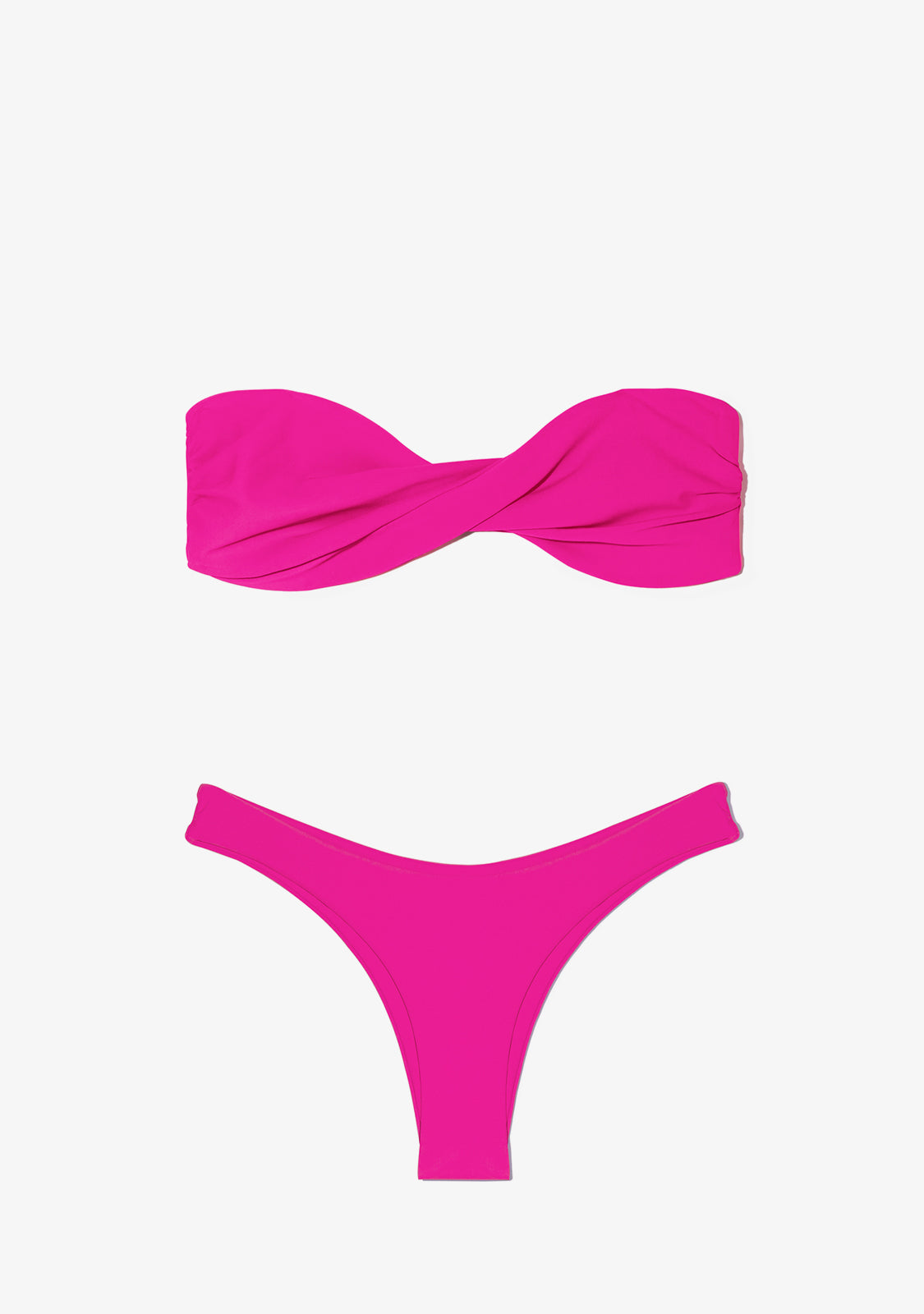 Harper Top + Ava Bottom Hot Pink Bikini