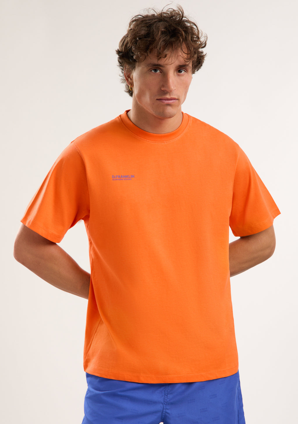 Nowhere Bound T-Shirt Orange / Purple