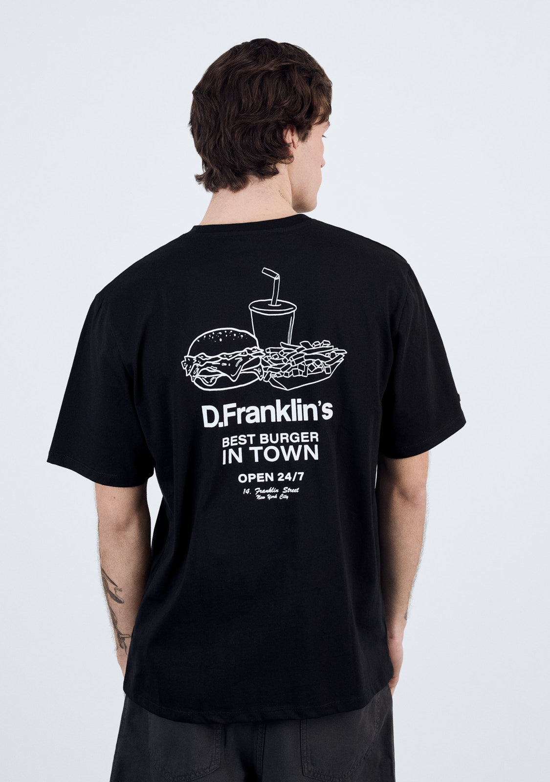 Best Burger T-Shirt Black / White