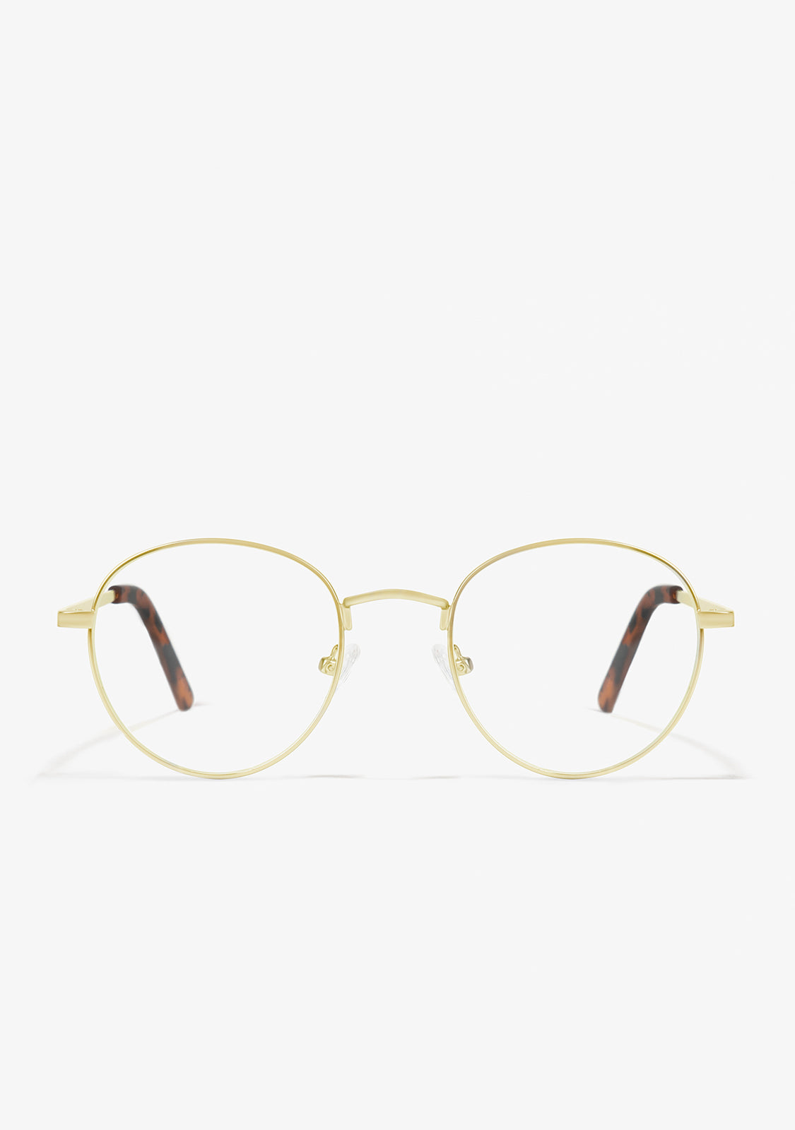 Classic Round Blue Block / Gold