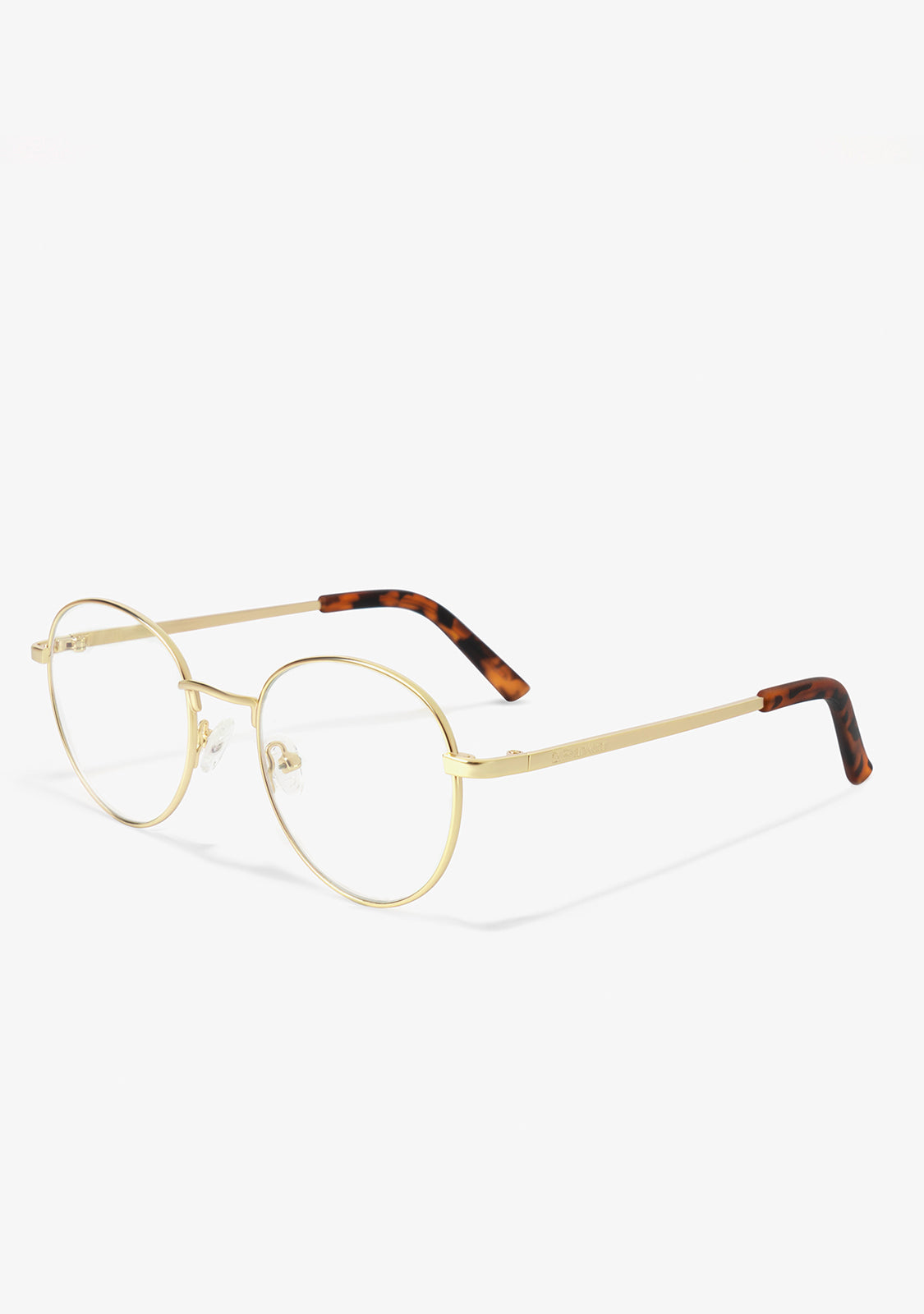 Classic Round Blue Block / Gold