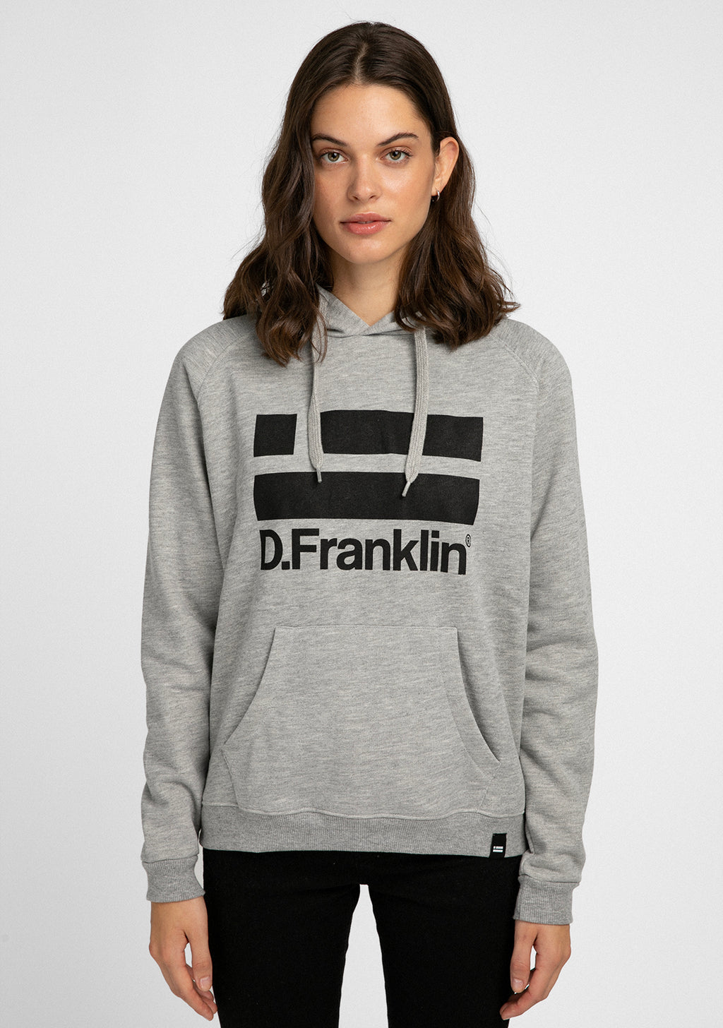 Hoodie Logo Black / Grey