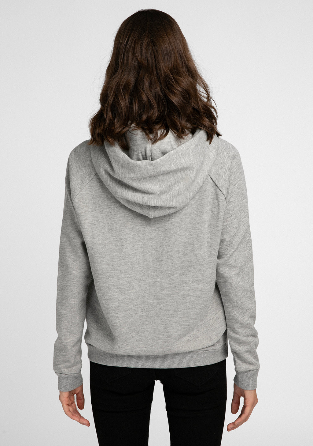Hoodie Rainbow Female Grey