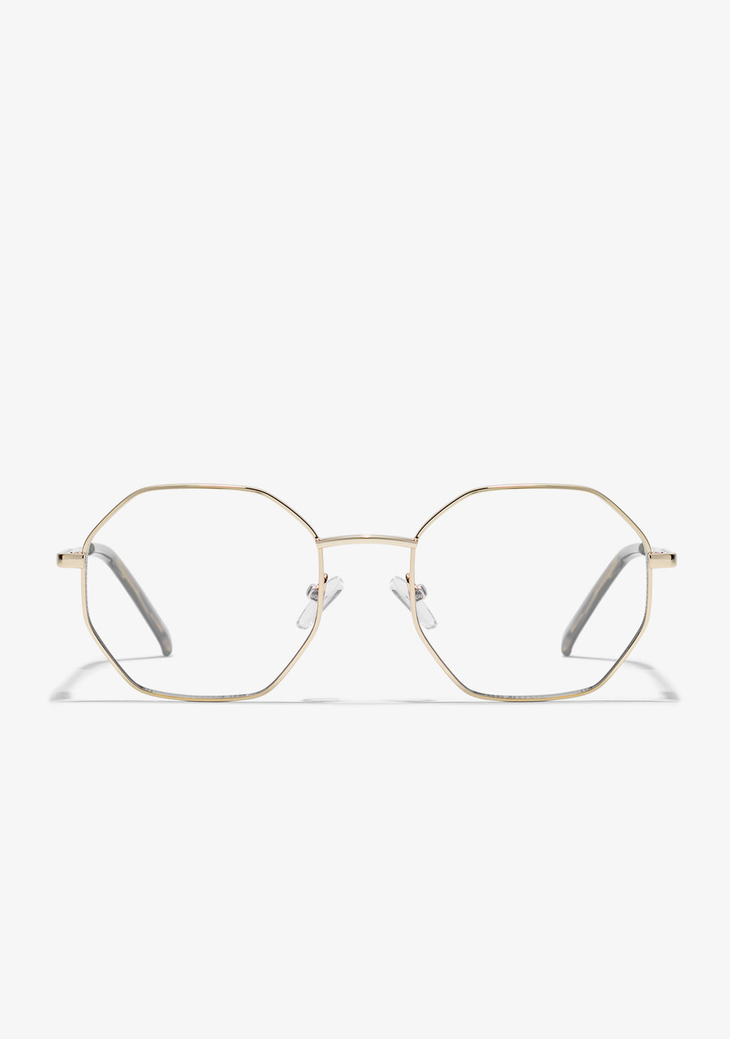Classic Hexagon Blue Block Carey / Gold