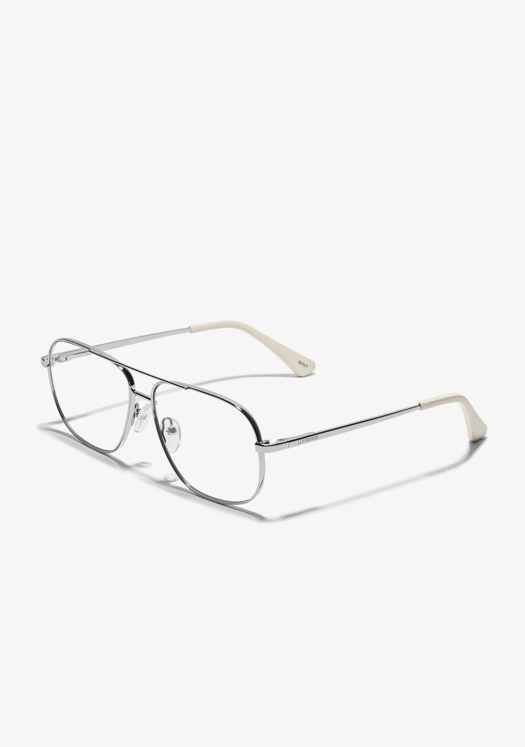 Aviator Mint Blue Block / Silver