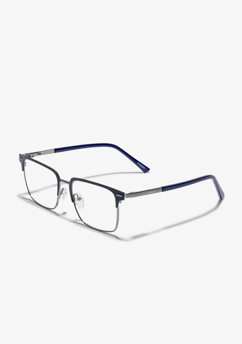 Laurent Square Blue Block Silver / Blue