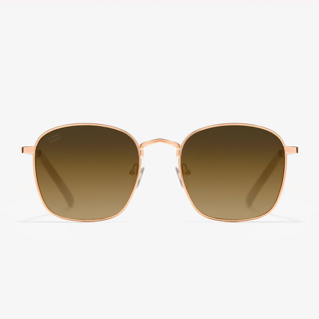 Classic Metal Square Rose Gold / Grad Brown