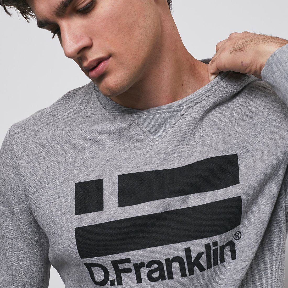 Sweatshirt Logo Black / Grey