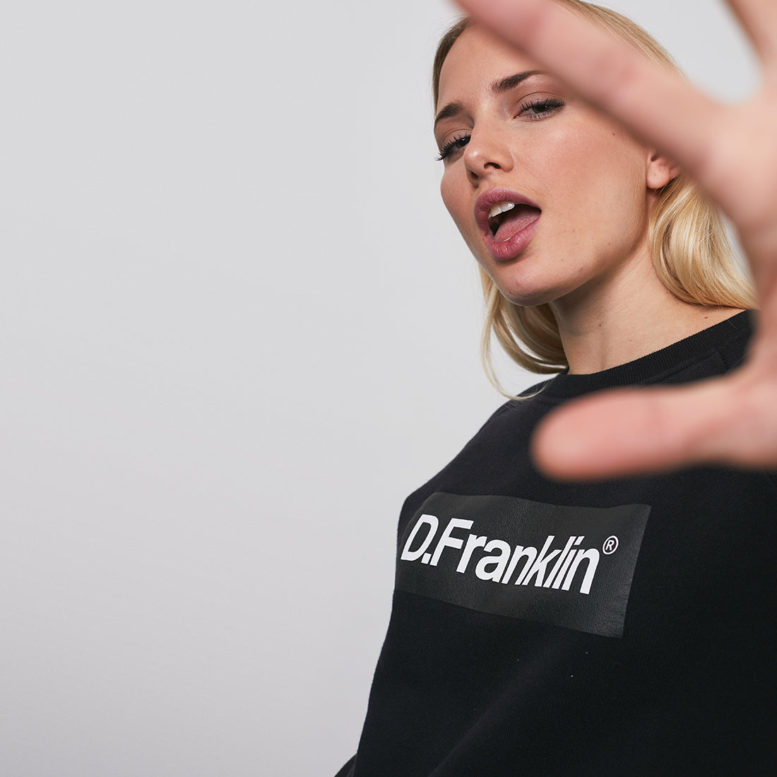 Black / White Rec Sweatshirt - Black