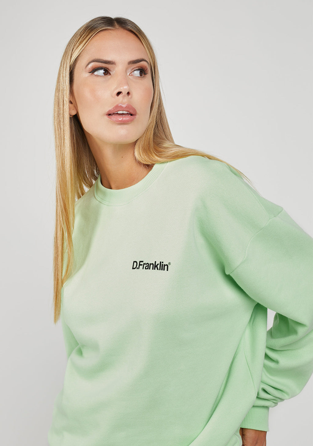 Sweatshirt Oversized Basic Mint