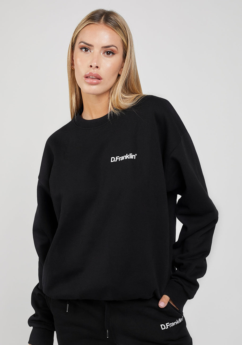 Sweatshirt Oversized Basic Black