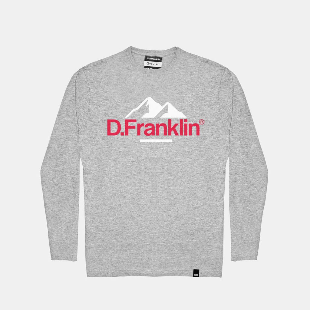 Mountain Long Sleeve T-Shirt Grey