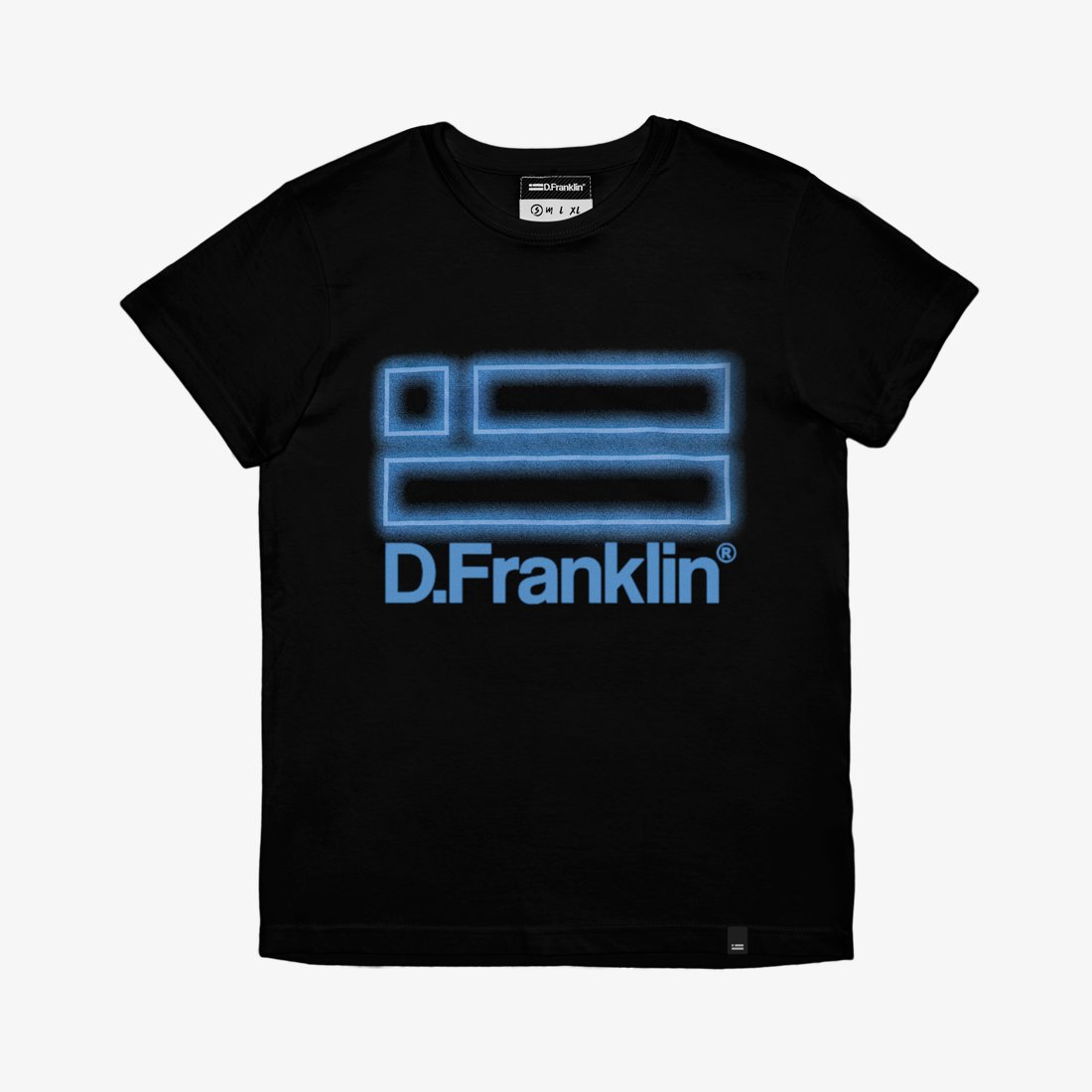 Neon T-Shirt Black / Blue