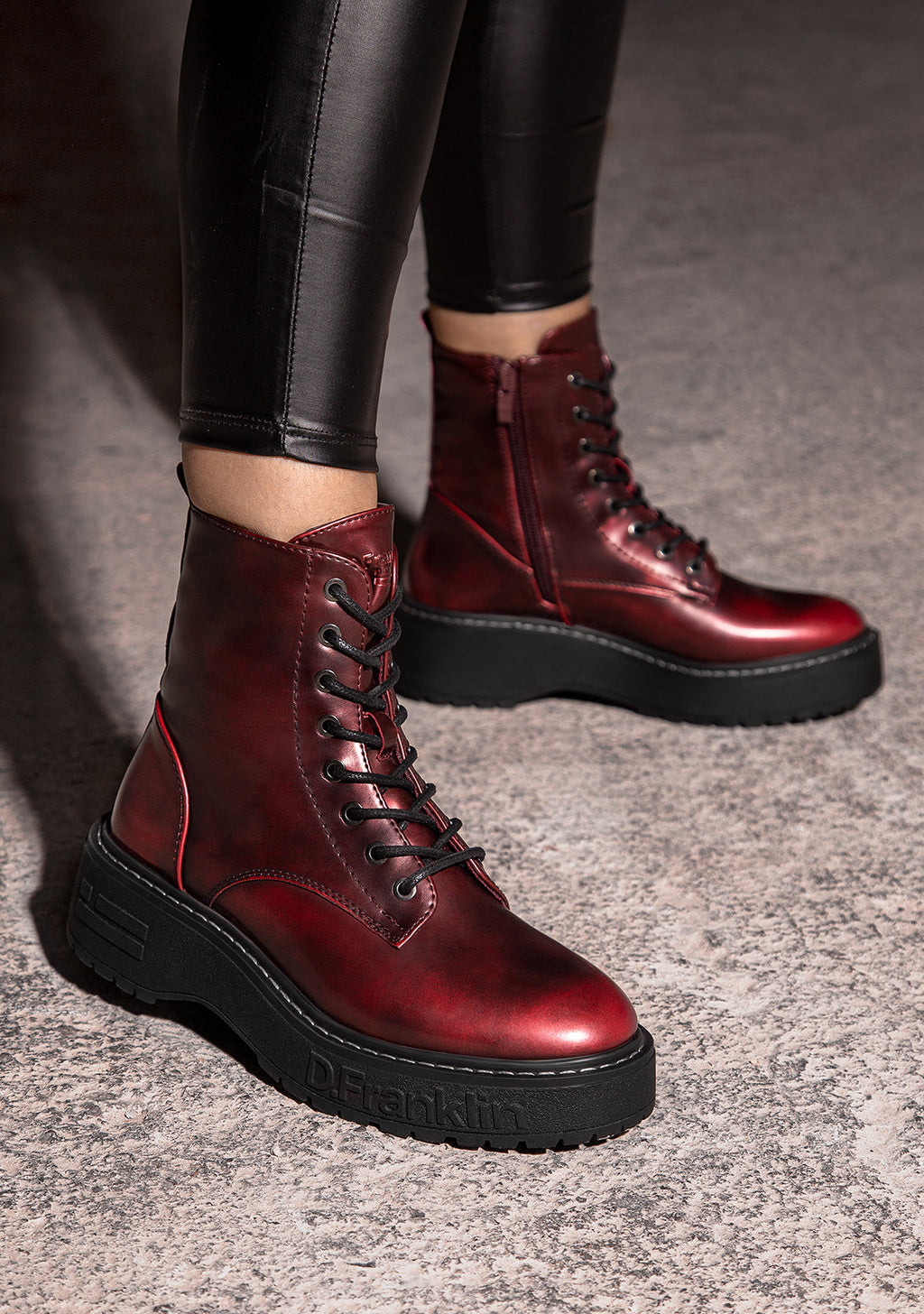 Gumme Track Burgundy Metallized