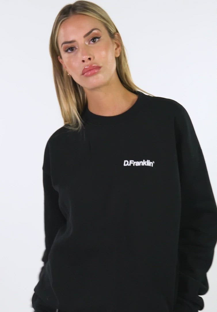 Sweatshirt Oversized Basic Black